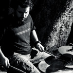 Fotografia - Victor Souza baterista da banda Oh-ray - show no Leme - Rio de Janeiro