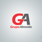 Logo e Identidade Visual - Grupo Almeida - Câmera, Alarme e Portão - Criação do Designer Anthony Paz