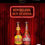 Display de Mesa - Cerveja - Devassa - Restaurante - Galera do Cais