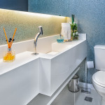 Foto do banheiro da suíte do apartamento no Rio de Janeiro - Imagem utilizada para venda do imovel